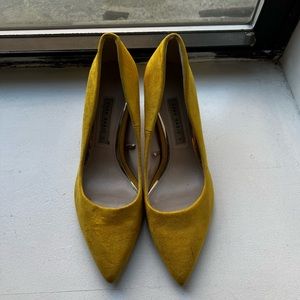 Zara yellow heels